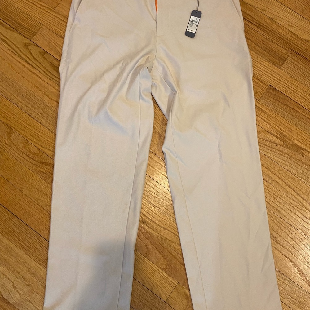 NWT Peter Millar “Crown Sport” Khaki Golf Pants